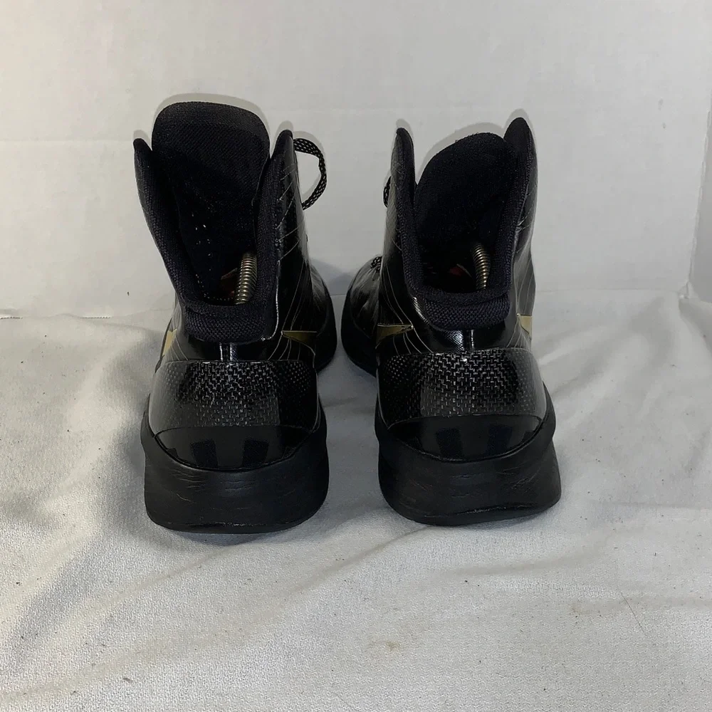 Nike Zoom Hyperdunk Elite ‘Away’ Black/Gold Basketball Sneakers